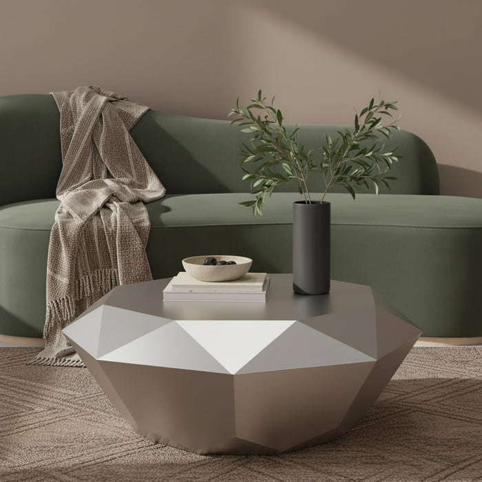 Gemma Silver Coffee Table