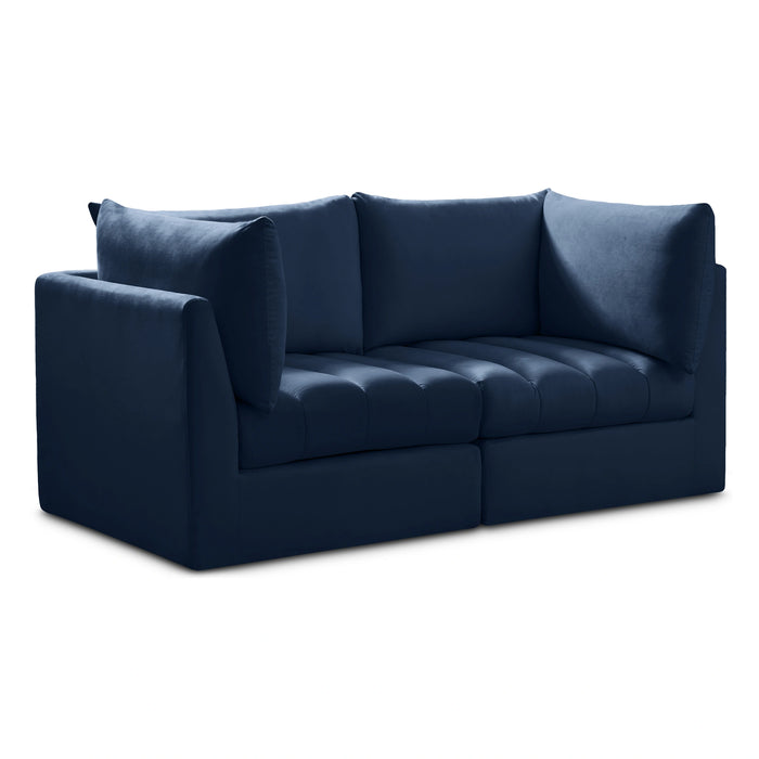 Jacob Navy Velvet Modular Sofa