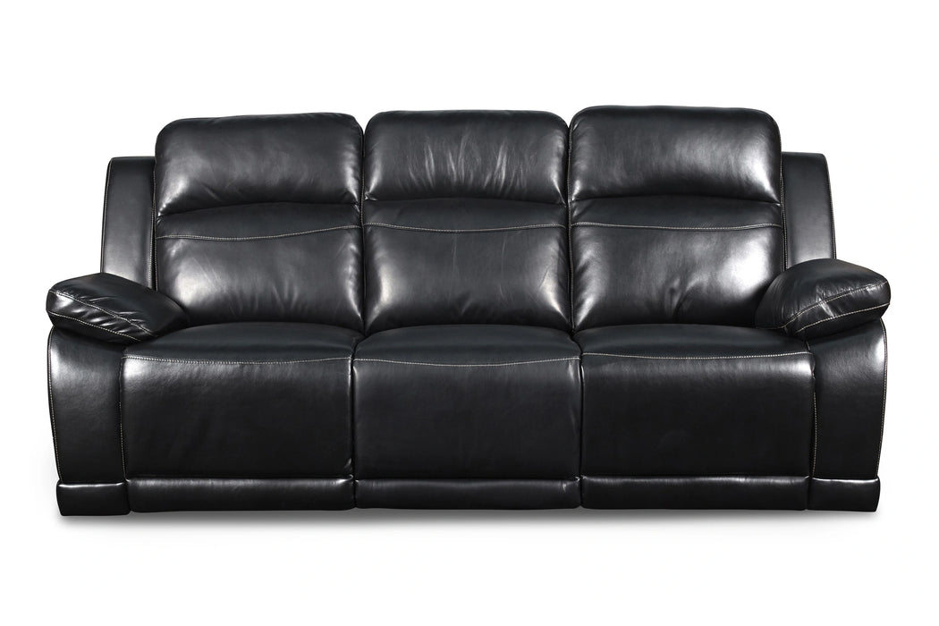 VEGA DUAL RECLINER SOFA - PREMIER BLACK