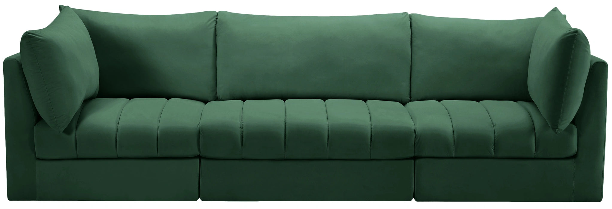 Jacob Green Velvet Modular Sofa
