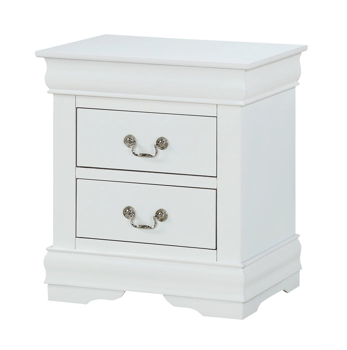 Louis Philip Nightstand White