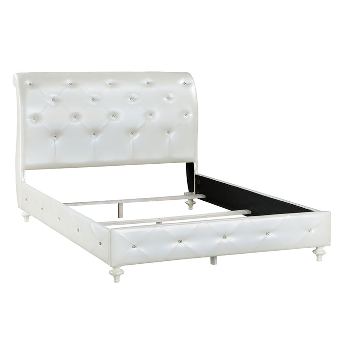Twin Bed (Padded Sleigh)
