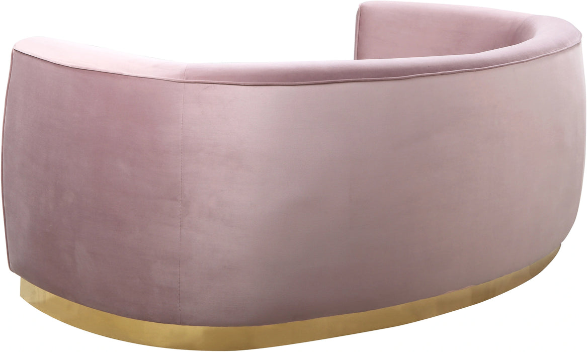 Julian Pink Velvet Sofa