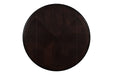 Gia 3 Pc 42" Drop Leaf Dining Table & 2 Chairs-Ebony