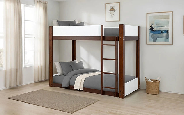 Terri Twin/Twin Bunk Bed+Mattress