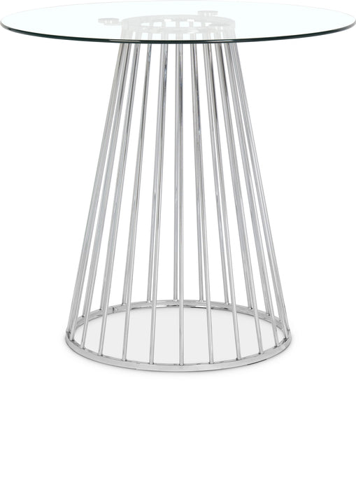 Gio Chrome Counter Height Table