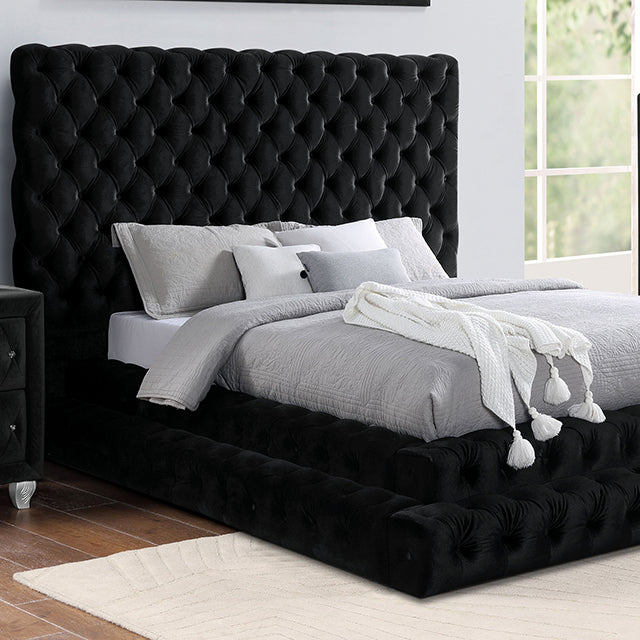 Stefania Bed Grey & Queen
