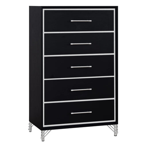 Ava 5 Drawer Chest-Ebony
