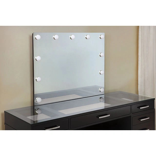 Valentina Vanity Set White & Dark Gray