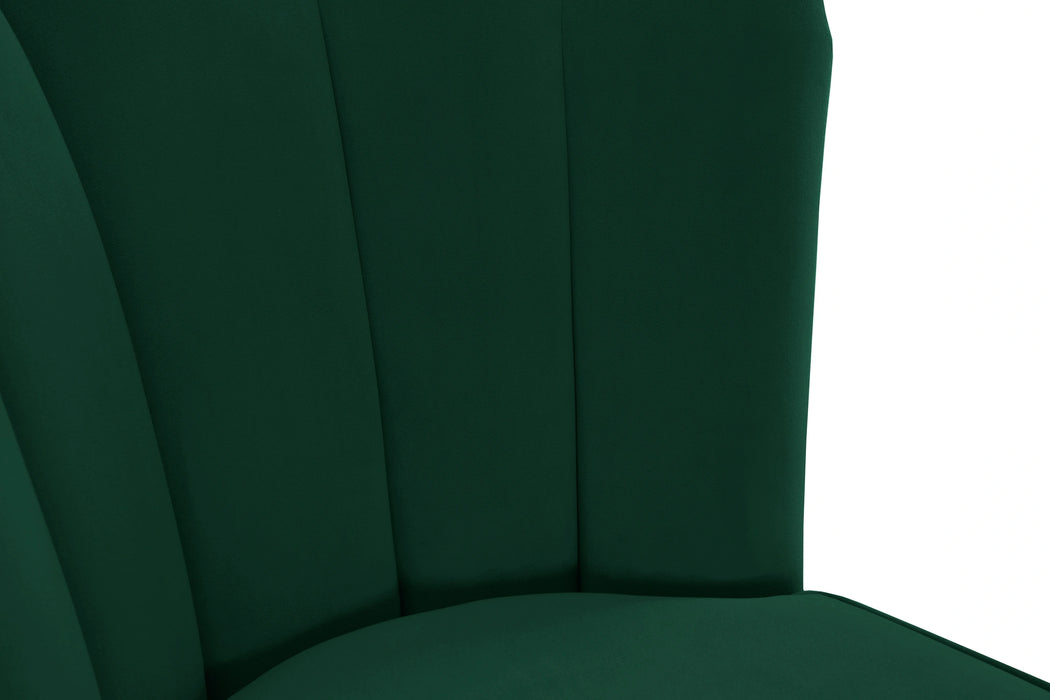 Lily Green Velvet Stool