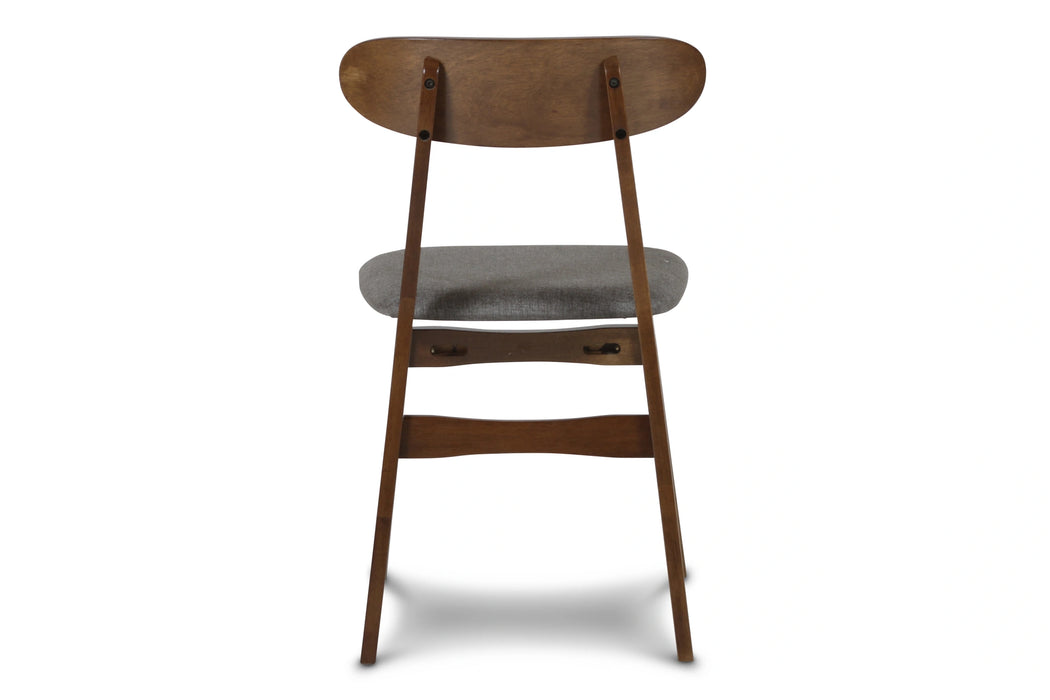 Morocco Dining Chair W/Dark Gray Seat Cushion (2 Per Carton)