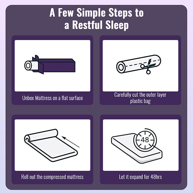 Nasturtium 10" Queen Bamboo Charcoal Infused Memory Foam