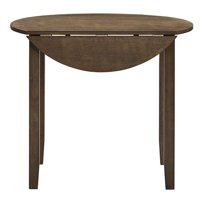 Round Dining Table w/Drop Leaf