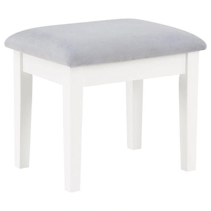 Regina Makeup Vanity Table with LED Mirror and Stool