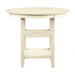 Amy 5 Pc 42" Round Counter Table Set-Bisque