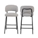Blythe Ivory Vegan Leather Counter Chair (2 Per Carton)
