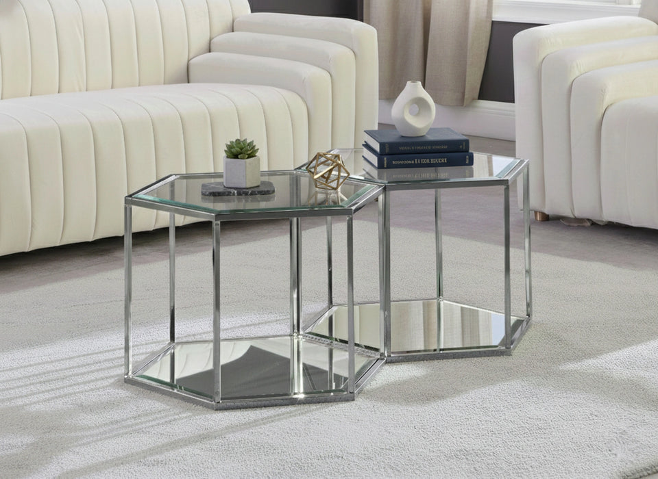 Sei Chrome Coffee Table