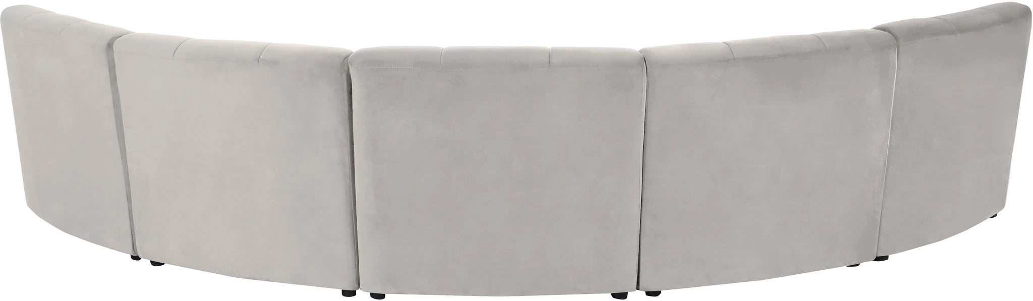 Limitless Cream Velvet 5pc. Modular Sectional
