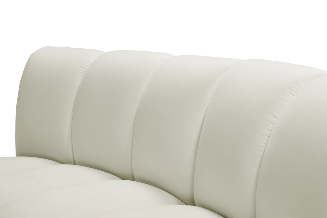 Infinity Cream Velvet 9pc. Modular Sectional