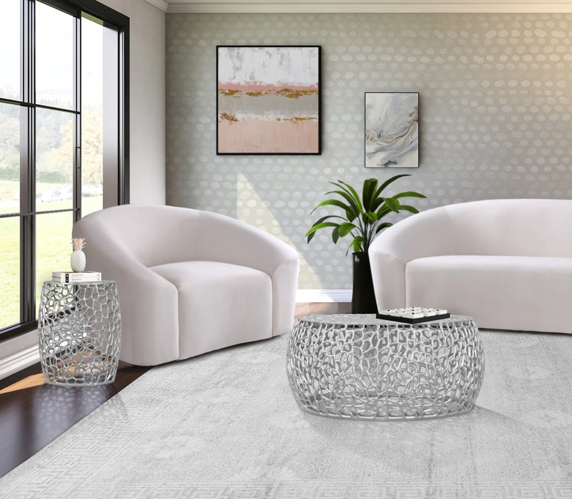 Priya Silver End Table