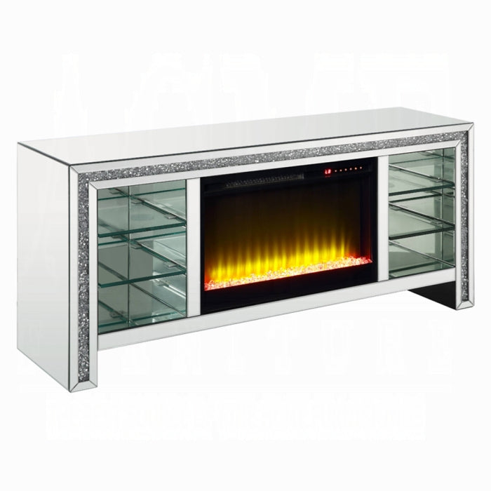 Noralie TV Stand With Fireplace and Led