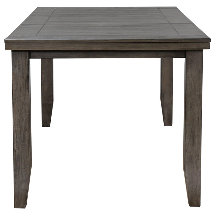 Crown Mark Bardstown Counter Height Table in Gray